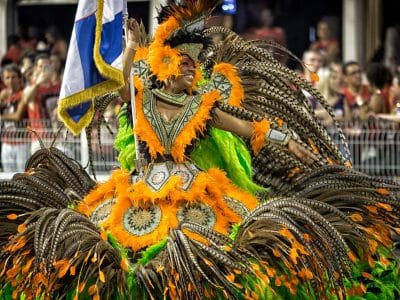 Detalle del Carnaval de Sao Paulo