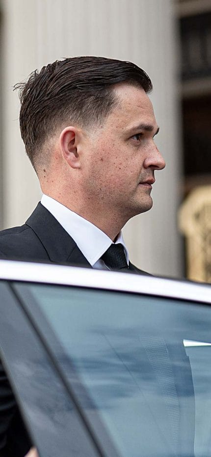 Detail of private chauffeur Danut from London.