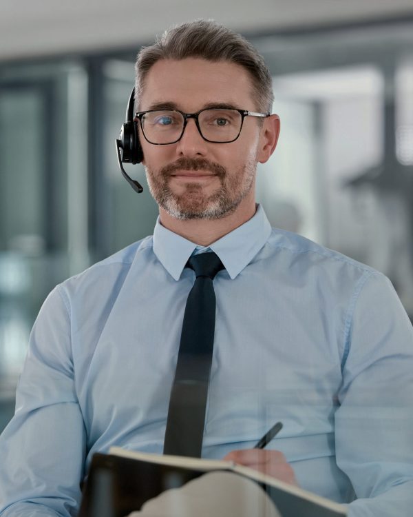 Concierge working in an office