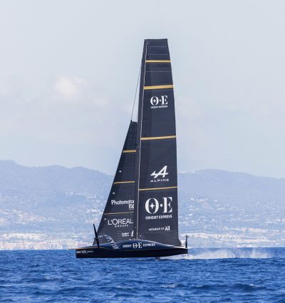 Boat during America's Cup competition
