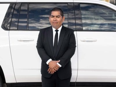 Private chauffeur Jose Luis from Los Cabos waiting