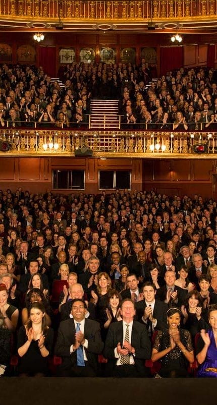 Interior of an opera concert hall