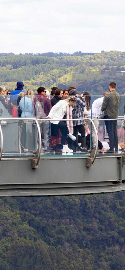Detalle de un punto turístico en Porto Alegre.