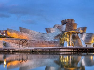 Guggenheim museum in Bilbao.