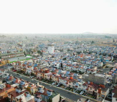 Aerial view of the city of Toluca.